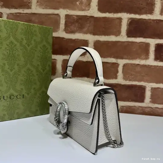 First bag ru GUCCI DIONYSUS LEATHER BAG MINI 0605